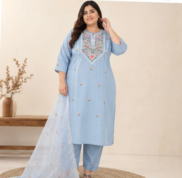 Women's Ethnic Kurta Set with Dupatta