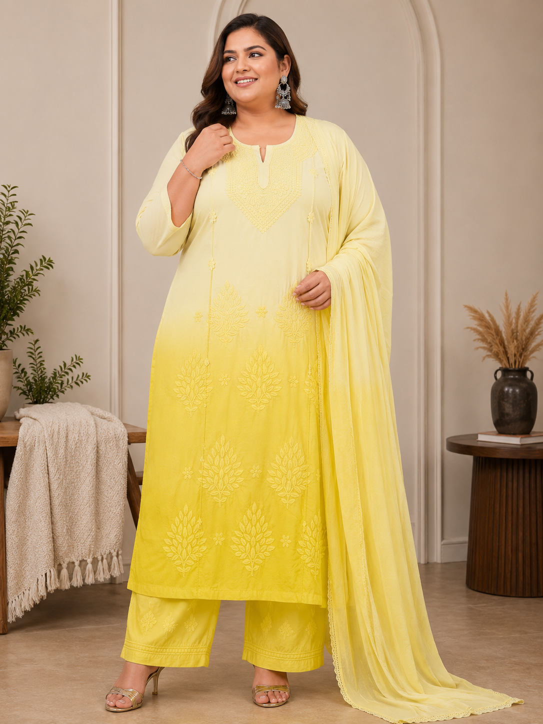 Premium Original Lucknawi Handwork Suit