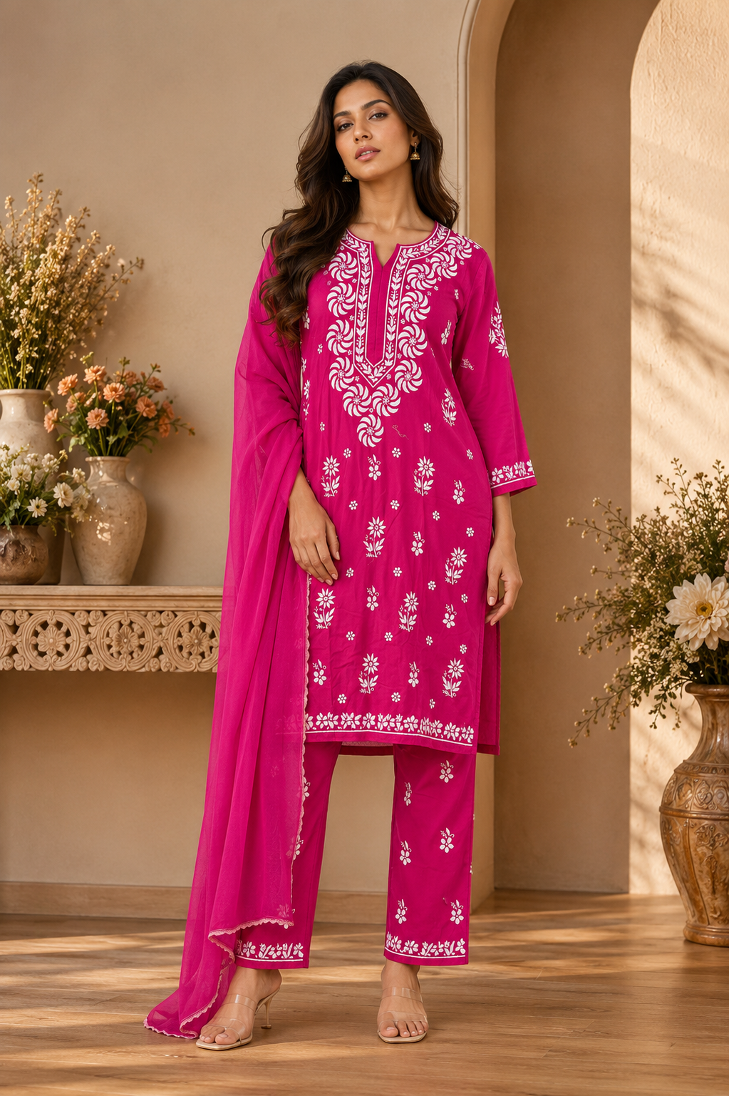 Premium Original Lucknawi Handwork Suit