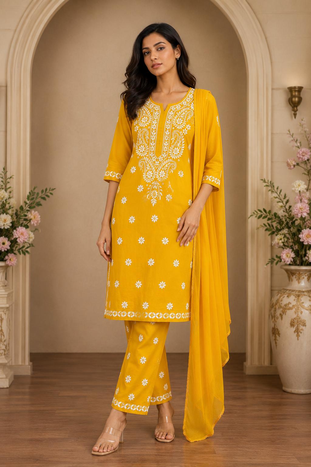 Premium Original Lucknawi Handwork Suit