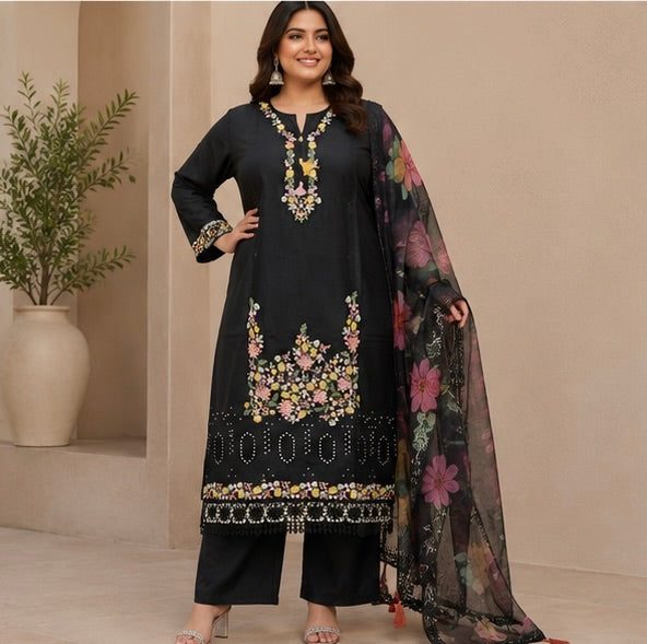 Women's Ethnic Kurta Set with Dupatta