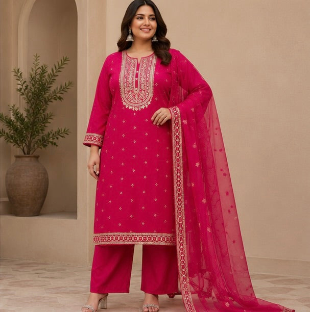 Women's Ethnic Kurta Set with Dupatta
