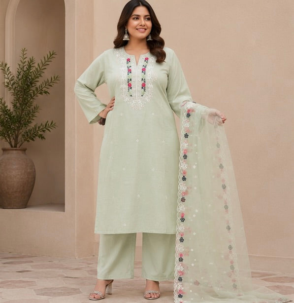 Women's Ethnic Kurta Set with Dupatta