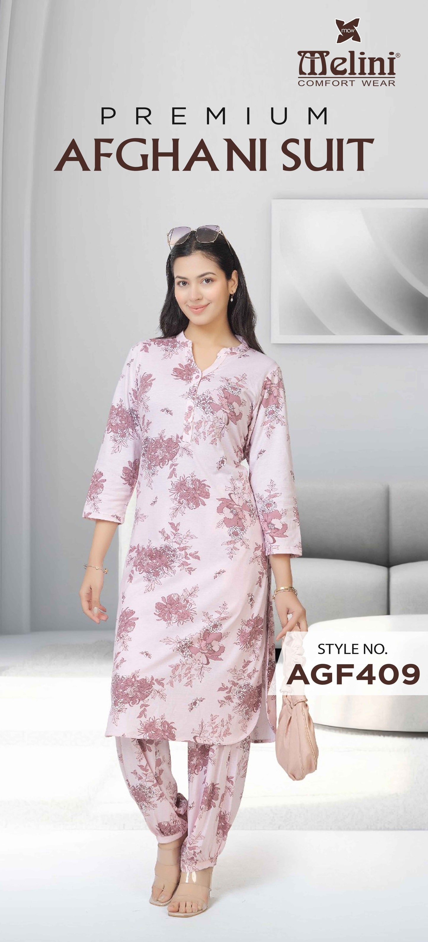 Melini Afgani Salwar Night Suit – XL (Premium)