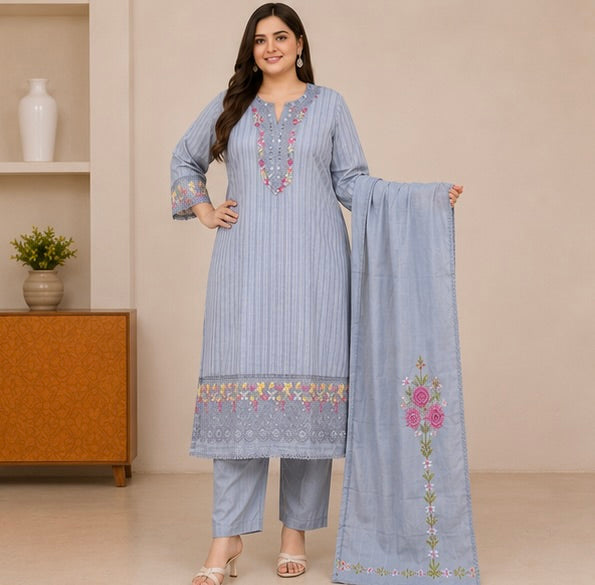Women's Ethnic Kurta Set with Dupatta