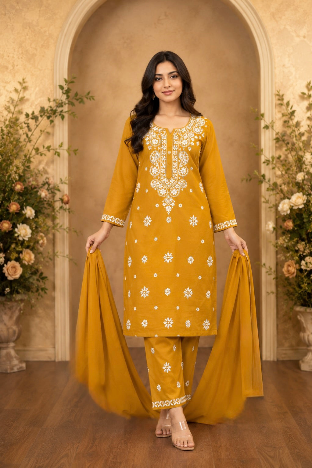 Premium Original Lucknawi Handwork Suit