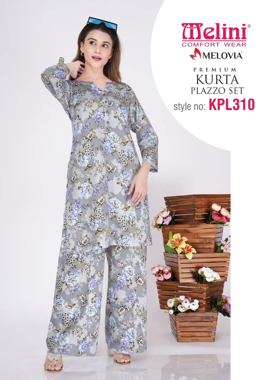 Melini Premium Plazzo Night Suit – 4XL (Fresh Stock)