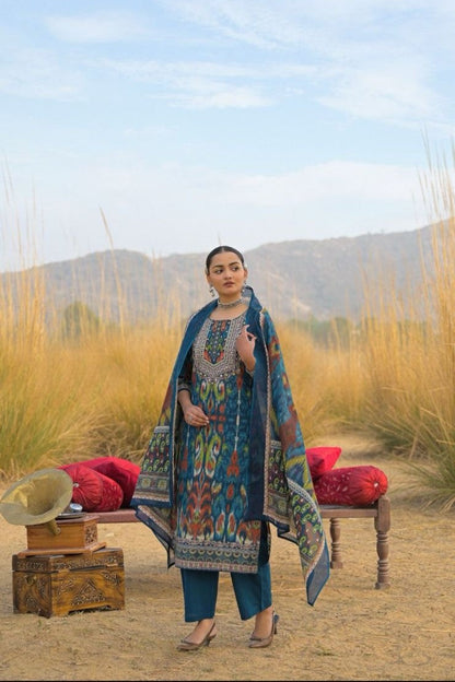 Premium Cotton Printed Kurta Set with Dupatta (M–2XL)