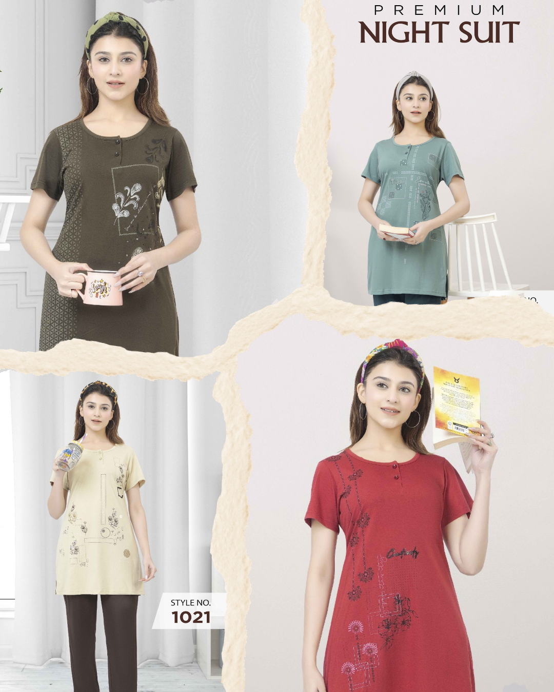 MELINI LONG NIGHT SUIT