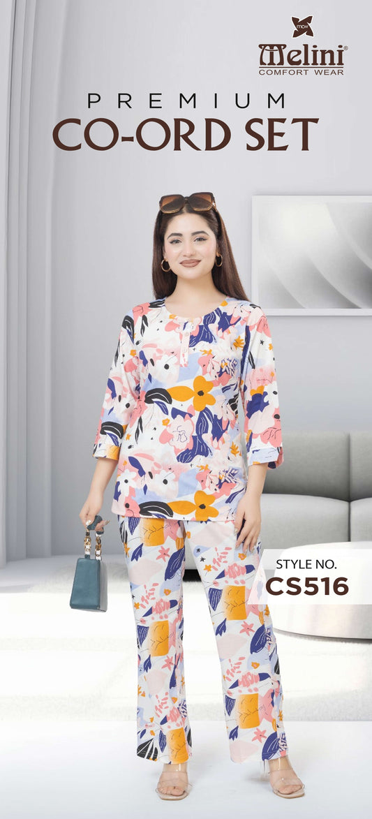 MELINI PREMIUM CO-ORD SETS [ L TO XXL ]