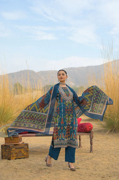 Premium Cotton Printed Kurta Set with Dupatta (M–2XL)