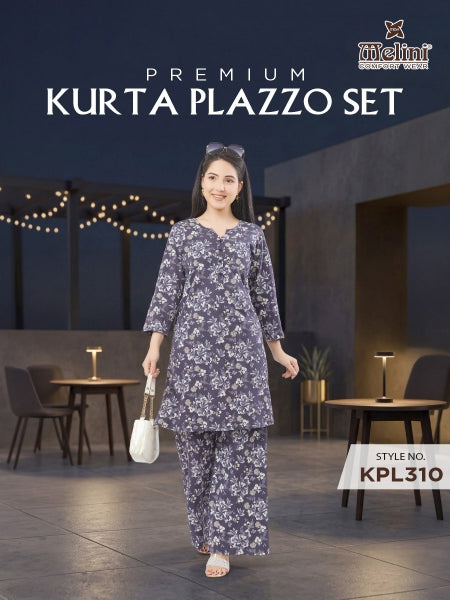 MELINI PREMIUM KURTA PLAZZO SET