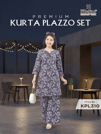 MELINI PREMIUM KURTA PLAZZO SET