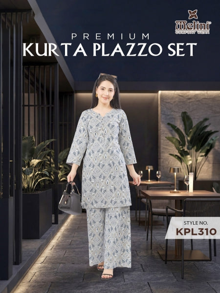 MELINI PREMIUM KURTA PLAZZO SET