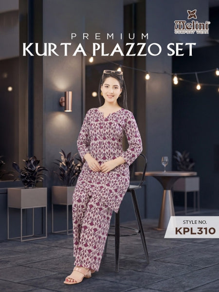 MELINI PREMIUM KURTA PLAZZO SET
