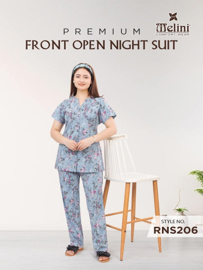 MELINI NIGHT SUIT [ FRONT OPEN ]