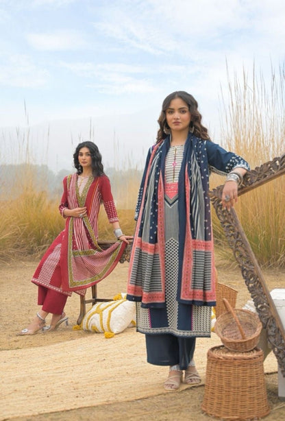 Premium Cotton Printed Kurta Set with Dupatta (M–2XL)