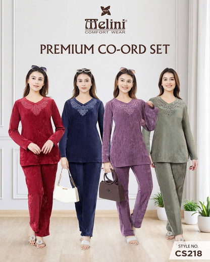 MELINI PREMIUM VELVET NIGHT SUIT
