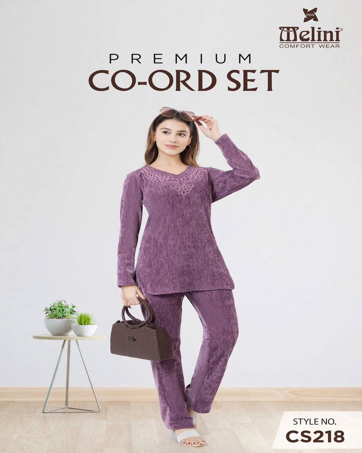 MELINI PREMIUM VELVET NIGHT SUIT