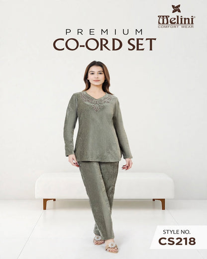 MELINI PREMIUM VELVET NIGHT SUIT