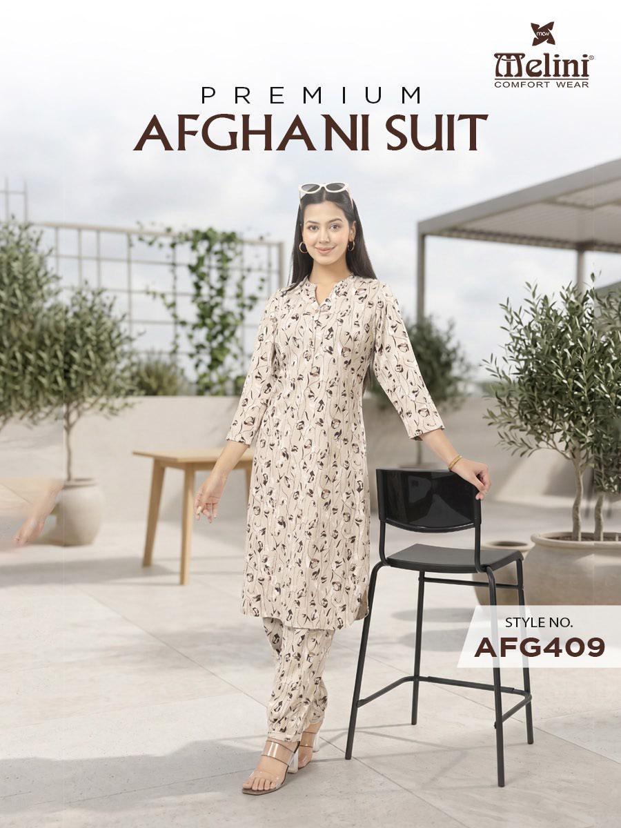 MELINI PREMIUM AFGANI SALWAR KURTA SET