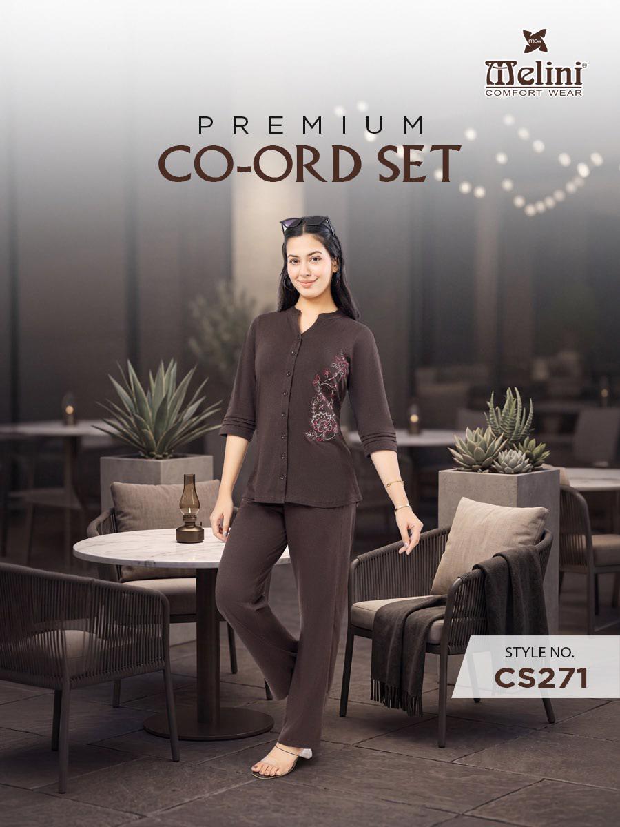 MELINI EMBROIDERED CO-ORD SET