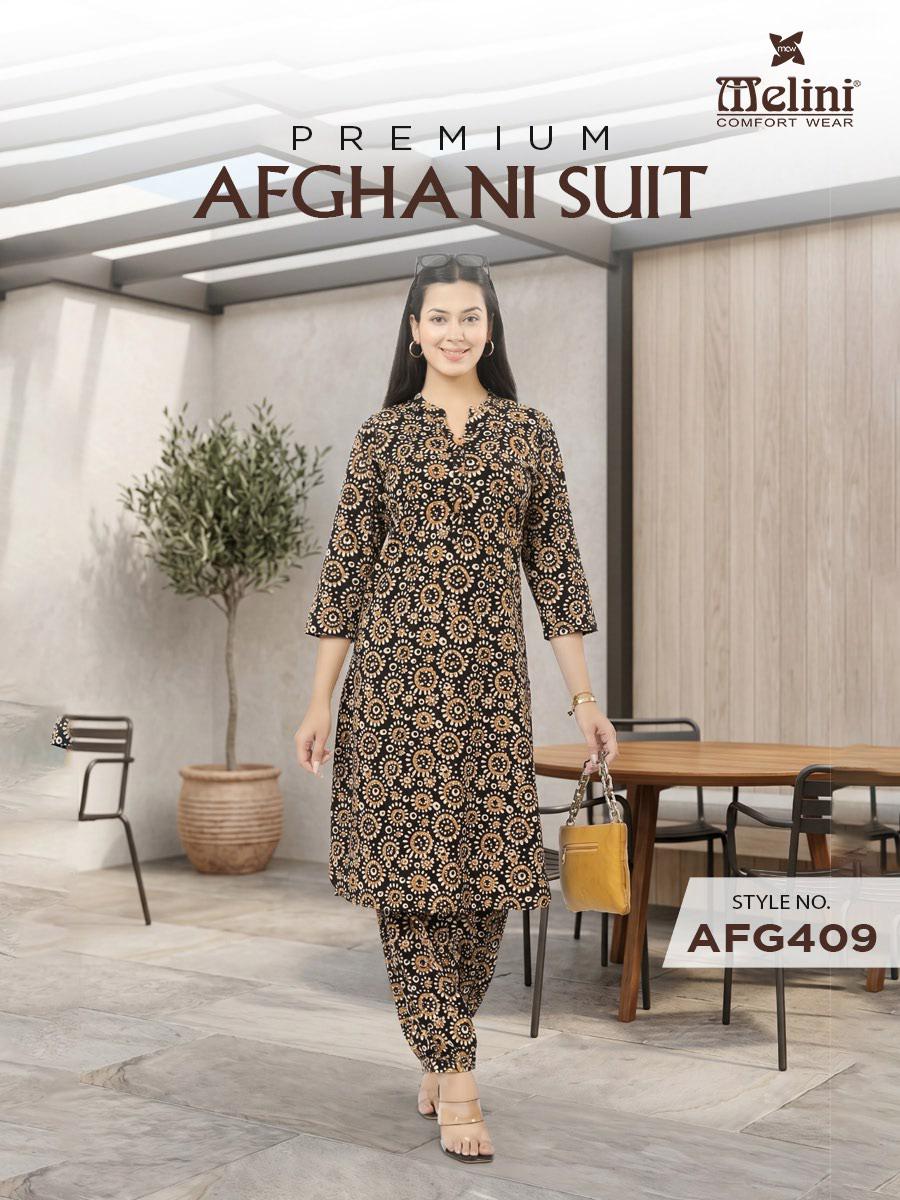 MELINI PREMIUM AFGANI SALWAR KURTA SET