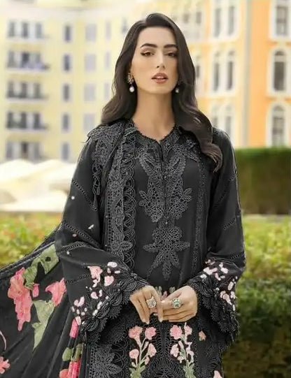 Women's 3-Piece Kurta Set with Palazzo & Dupatta
