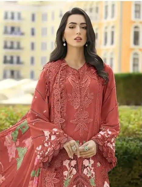 Women's 3-Piece Kurta Set with Palazzo & Dupatta